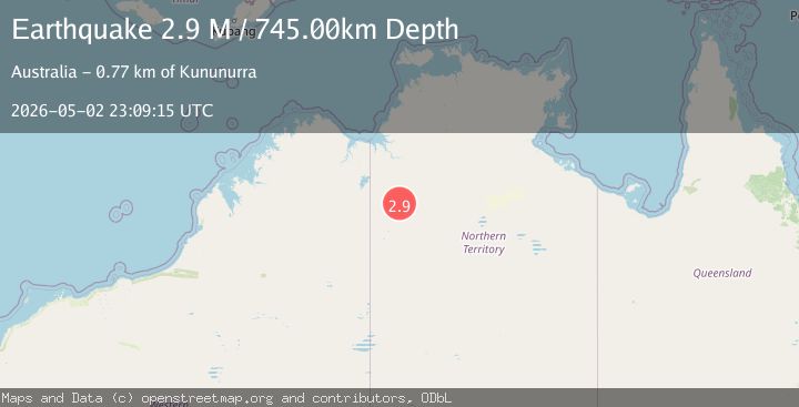 Map of Northern Territory, Australia