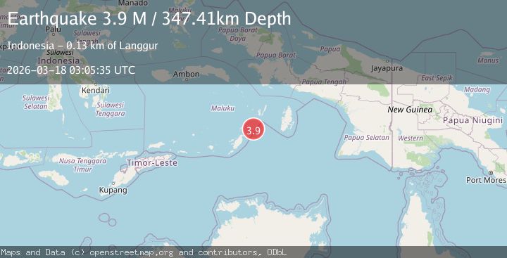 Map of Kepulauan Tanimbar, Indonesia