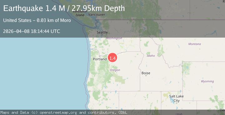 Map of Oregon