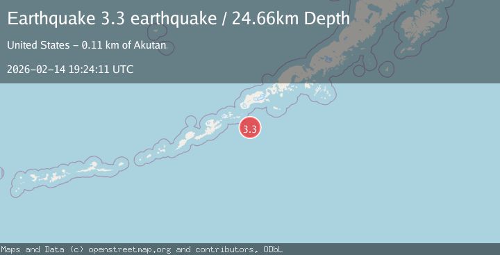 Map of Unimak Island region, Alaska
