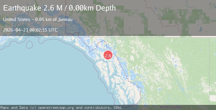 Map of Southeastern Alaska