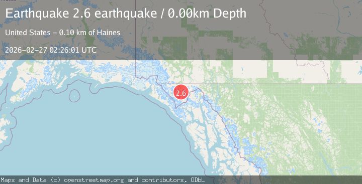 Map of Southeastern Alaska