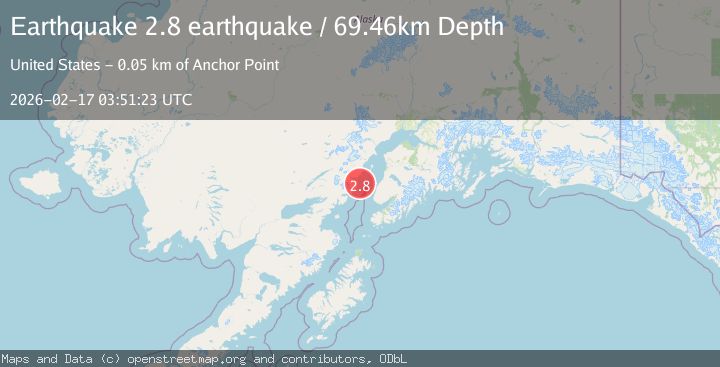 Map of Southern Alaska