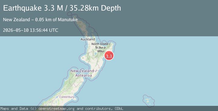 Map of Wairoa District, New Zealand
