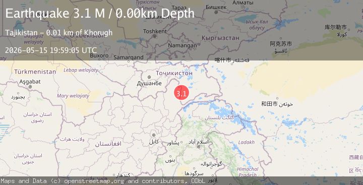 Map of Tajikistan