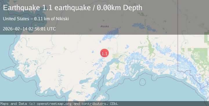 Map of Southern Alaska