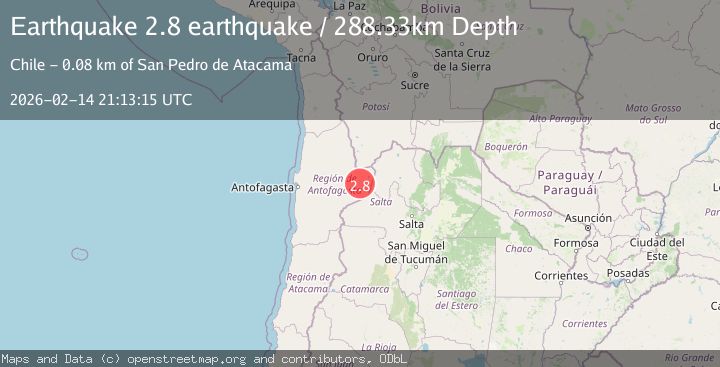 Map of Antofagasta, Chile