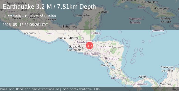 Map of Guatemala