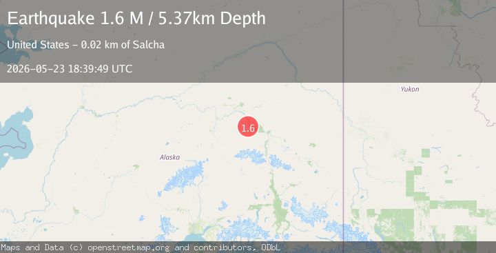 Map of Central Alaska