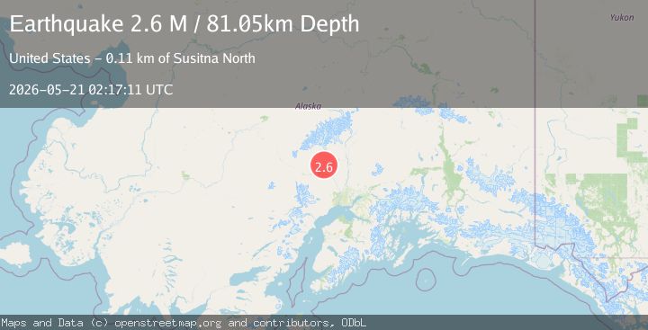 Map of Central Alaska