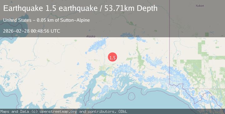 Map of Central Alaska
