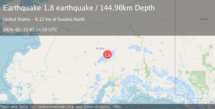 Map of Central Alaska