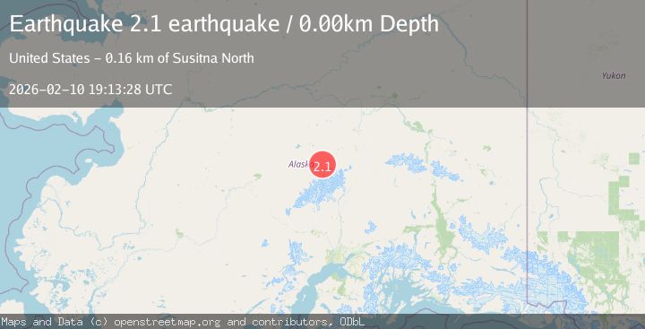 Map of Central Alaska