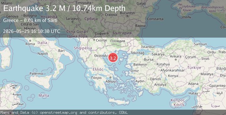 Map of Aegean Sea