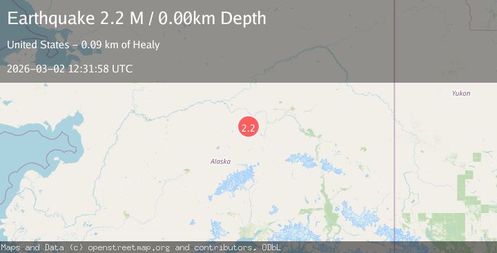 Map of Central Alaska