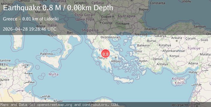 Map of Central Greece
