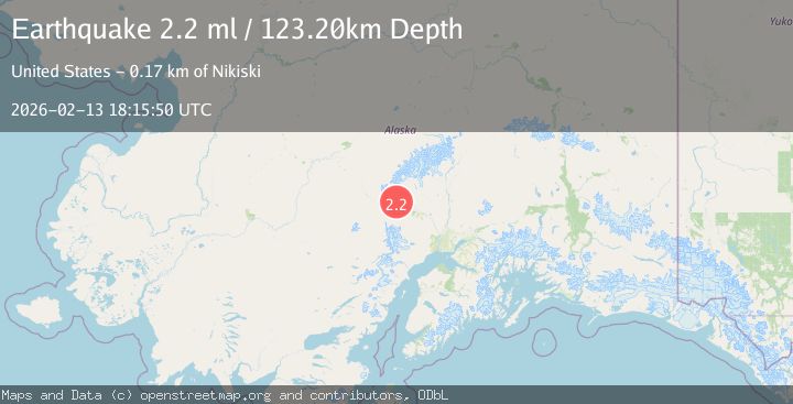 Map of Central Alaska