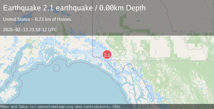 Map of Southern Yukon Territory, Canada
