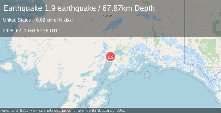 Map of Kenai Peninsula, Alaska