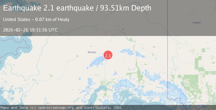 Map of Central Alaska