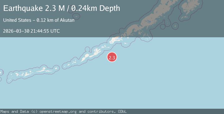 Map of Unimak Island region, Alaska