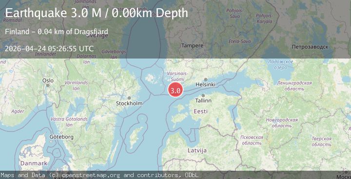 Map of Baltic Sea