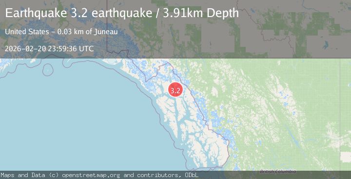Map of Southeastern Alaska