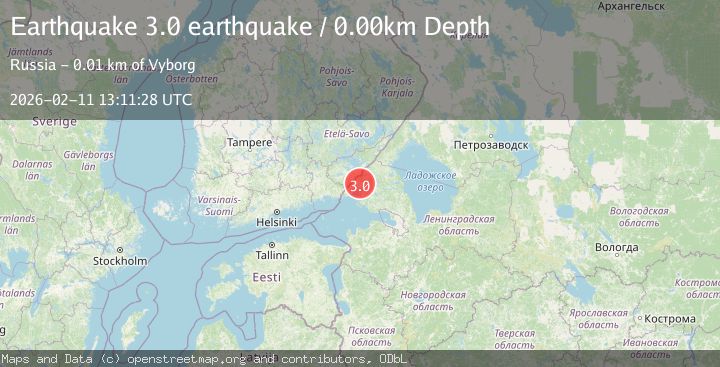 Map of Finland-Russia border region