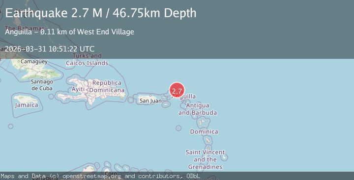 Map of Virgin Islands region