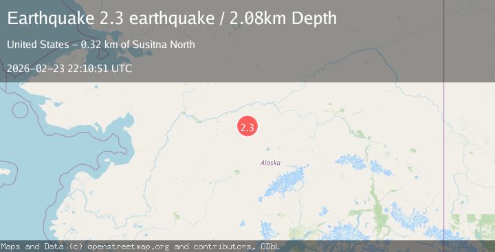 Map of Central Alaska