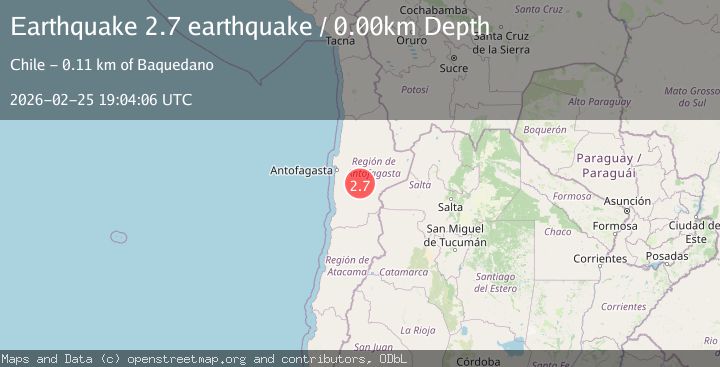 Map of Antofagasta, Chile