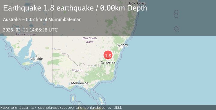 Map of New South Wales, Australia