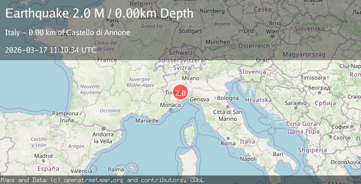 Map of Provincia di Asti, Italy
