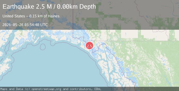 Map of Southeastern Alaska