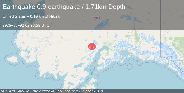 Map of Southern Alaska