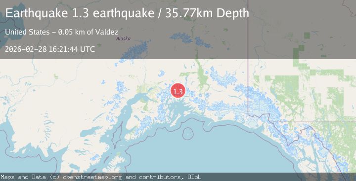 Map of Southern Alaska