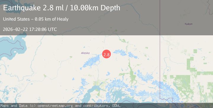 Map of Central Alaska