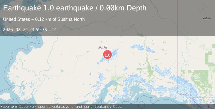 Map of Central Alaska