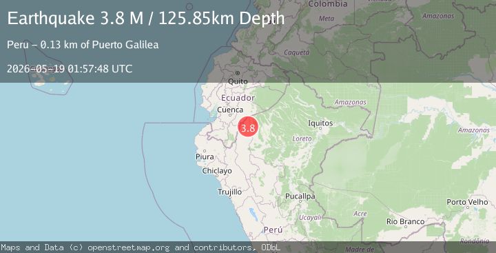 Map of Peru-Ecuador border region