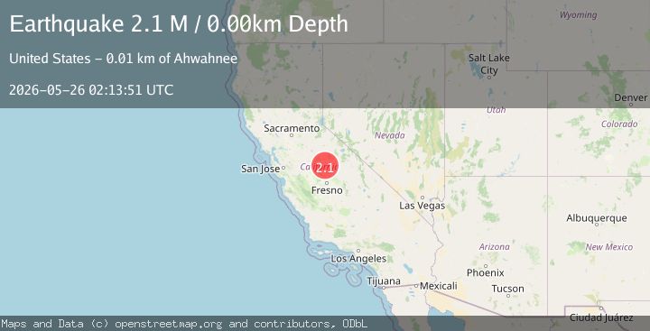 Map of Central California