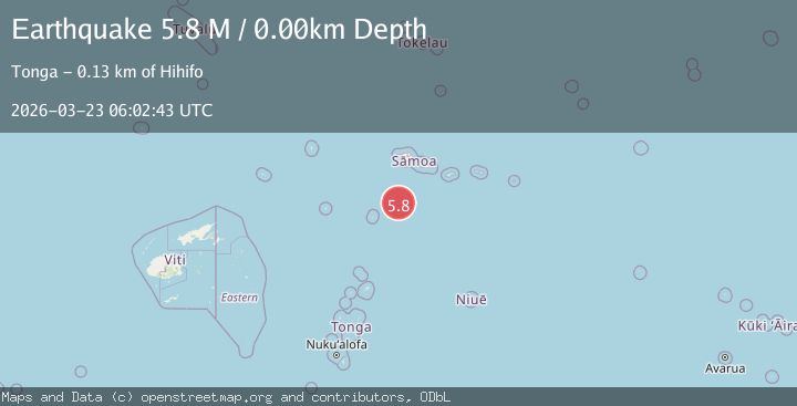 Map of Samoa Islands region