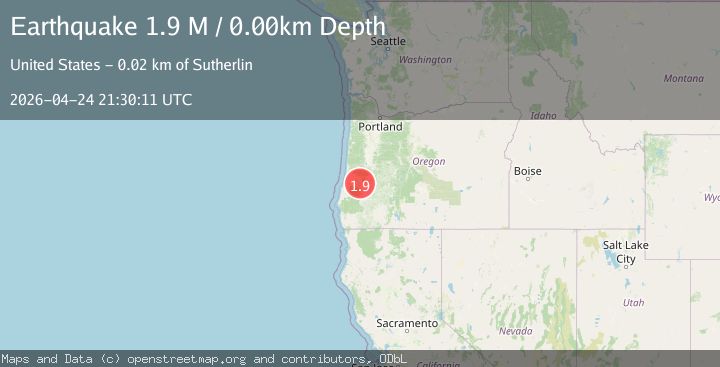 Map of Oregon