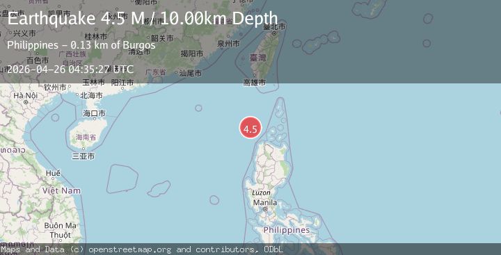 Map of Philippine Islands region