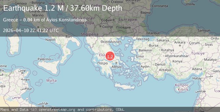 Map of Central Greece