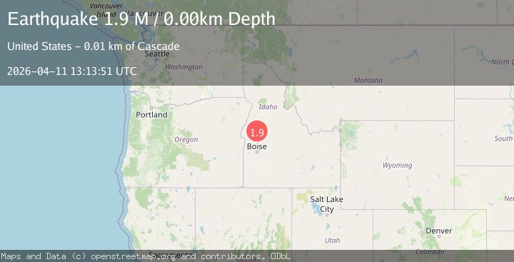 Map of southern Idaho
