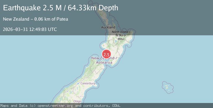 Map of Cook Strait, New Zealand