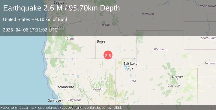 Map of southern Idaho