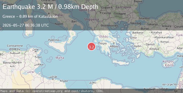 Map of Ionian Sea