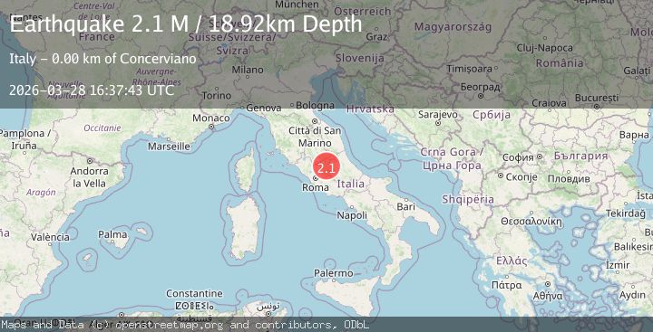 Map of Provincia di Rieti, Italy