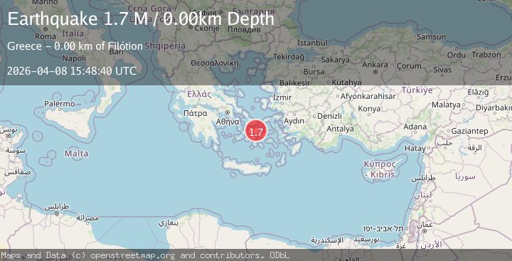 Map of Dodecanese Islands, Greece